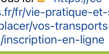 Inscription au Transport scolaire 2025-2026